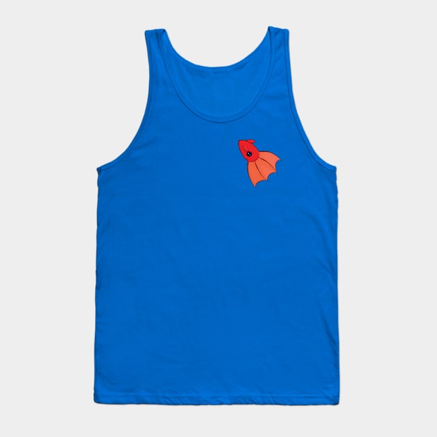 Cute Vampire Squid Tank Top by Kaiko's Kreations